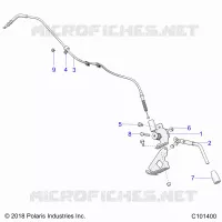 PARKING BRAKE BRAKE HANDLE