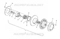 DRIVEN CLUTCH ASSEMBLY XLT/0930767,XLT SP/0930667    XLT SKS/0930567 (4923012301027A)