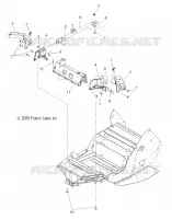 CHASSIS, SHOCK TOWERS