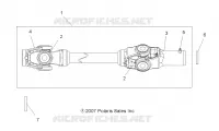 DRIVE TRAIN, FRONT PROP SHAFT