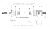 DRIVE TRAIN, FRONT DRIVE SHAFT