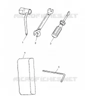 TOOL KIT   ASSEMBLY SL 750 B944070 (4927012701022A)