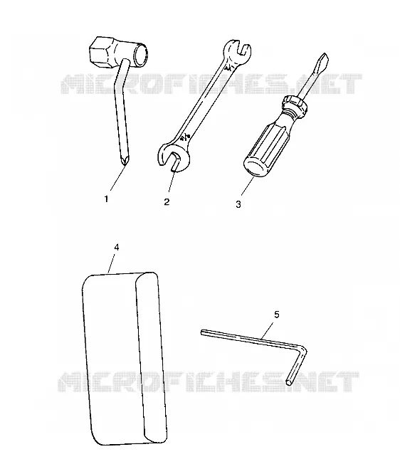 TOOL KIT   ASSEMBLY SL 750 B944070 (4927012701022A)