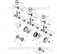 PISTON   CRANKSHAFT XLT 0950756, XLT SKS 0950556, XLT SKS EURO E950556   (4928842884C012)