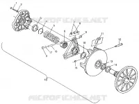 DRIVE CLUTCH 700 XC 0971766 (4941814181C001)