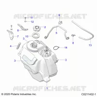 FUEL SYSTEM, FUEL TANK ASM.