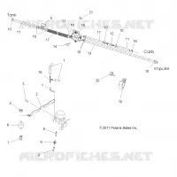 ENGINE, CARBURETOR MOUNTING AND FUEL LINES