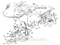 ELECTRICAL/TAILLIGHT 6X6 400L
