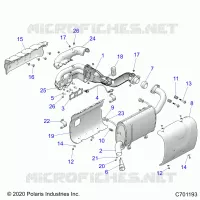 ENGINE, EXHAUST SYSTEM