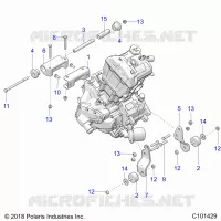 ENGINE, MOUNTING