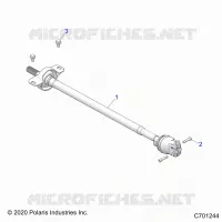 DRIVE TRAIN, FRONT PROP SHAFT