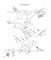HANDLEBAR   HEADLIGHT POD