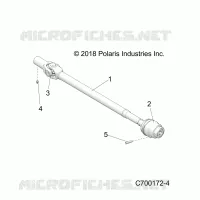 DRIVE TRAIN, FRONT PROP SHAFT