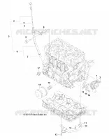 ENGINE, OIL SYSTEM AND DIPSTICK