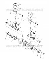 PISTON AND CRANKSHAFT (TRAIL) (4910941094034A)
