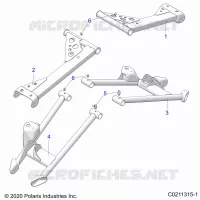 REAR SUSPENSION CONTROL ARMS