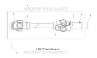 DRIVE TRAIN, FRONT PROP SHAFT