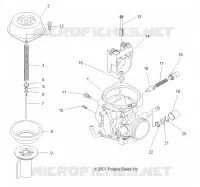 ENGINE, CARBURETOR, UPPER