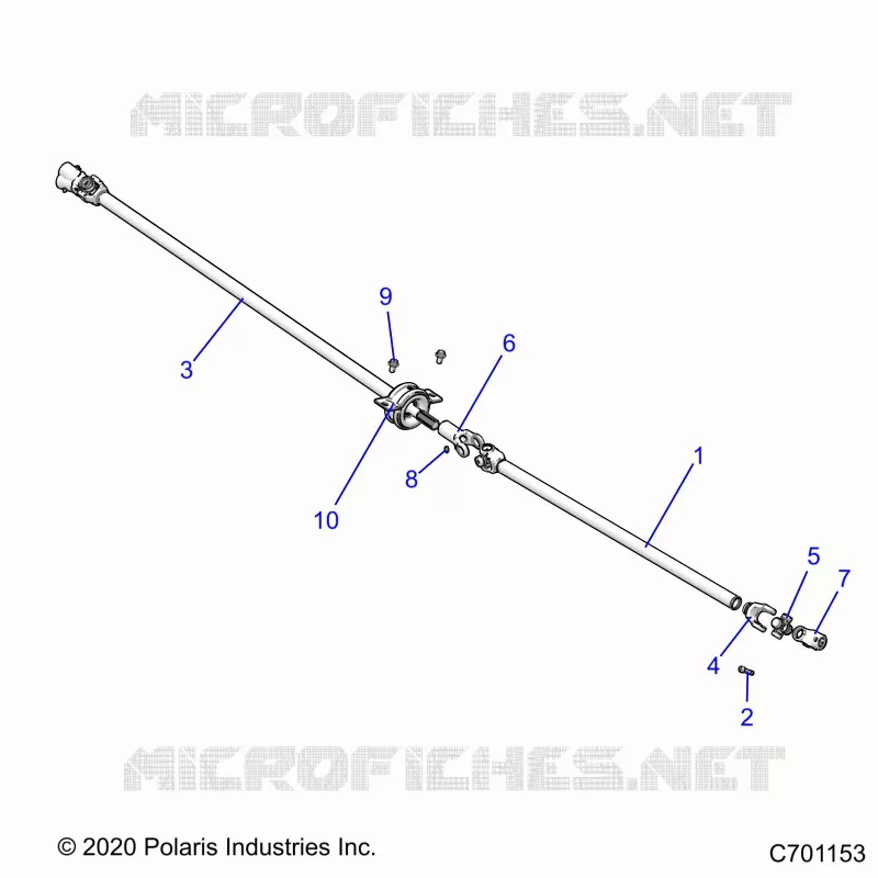 DRIVE TRAIN, PROP SHAFT