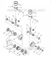 PISTON   CRANKSHAFT WIDETRAK GT / X932061 (4924722472030A)