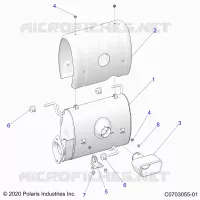 ENGINE, EXHAUST SYSTEM, SILENCER AND RELATED