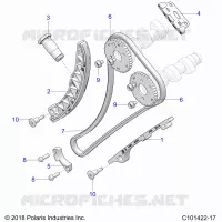CAM CHAIN AND SPROCKET