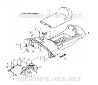 SEAT, FUEL TANK AND CONSOLE