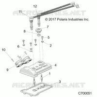THROTTLE BODY AND VALVE COVER
