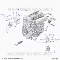ENGINE, MOUNTING