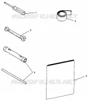 TOOL KIT    LITE GT 0973133 AND EUROPEAN LITE GT E973133 (4938253825A014)