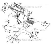 EXHAUST ASSEMBLY TRAIL BLAZER W937221 (4924082408005A)