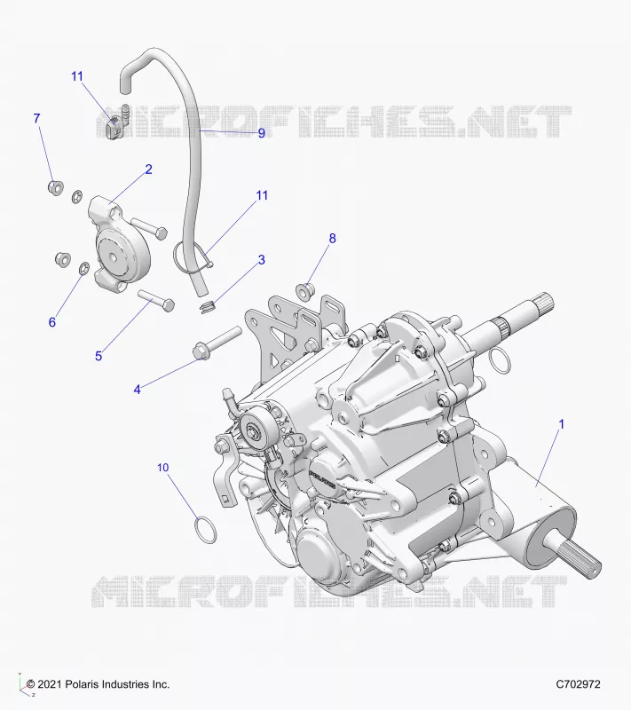 DRIVE TRAIN, MAIN GEARCASE MOUNTING