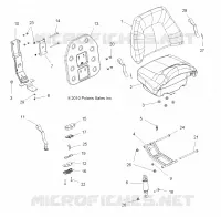 BODY, PASSENGER SEAT BOTTOM AND SEAT BACK