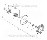 DRIVEN CLUTCH ASSEMBLY LITE GT/0933133 AND STARLITE GT/0933127 (4923232323020A)