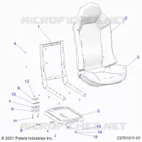 SEAT ASM. AND SLIDER