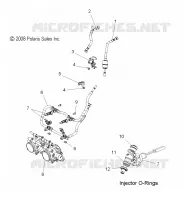FUEL SYSTEM, RAIL, LINES AND THROTTLE  BODY