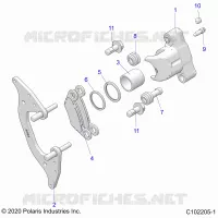FRONT BRAKE CALIPER
