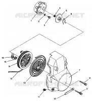 RECOIL STARTER ASSEMBLY 500 EFI 0942774 AND EFI SKS 0942574 (4924982498039A)