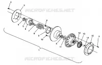 DRIVEN CLUTCH ASSEMBLY STORM 0940782 AND STORM SKS 0940582 (4925032503024A)