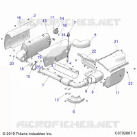 ENGINE, EXHAUST SYSTEM