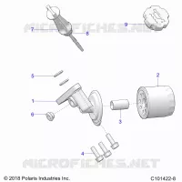 OIL FILTER AND DIPSTICK