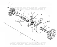 DRIVE CLUTCH ASSEMBLY XLT 0950756, XLT SKS 0950556,  XLT SKS EURO E950556   (4928842884C003)