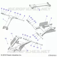 REAR SUSPENSION CONTROL ARMS