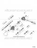 DRIVE TRAIN, MAIN GEARCASE INTERNALS 1333744
