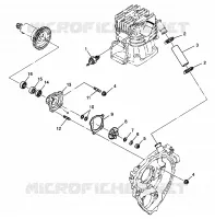 WATER PUMP XPLORER 400L W98CC38C (4945414541D002)