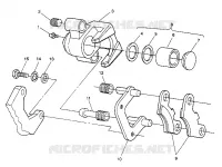 MIDDLE AXLE BRAKE 6X6 250 W938727 (4924092409025A)