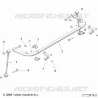 SUSPENSION, REAR STABILIZER BAR