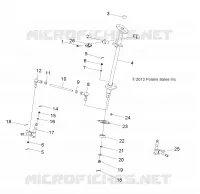 STEERING POST  AND TIE ROD ASM.