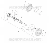 DRIVE TRAIN, SECONDARY CLUTCH