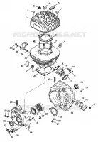 CRANKCASE AND CYLINDER